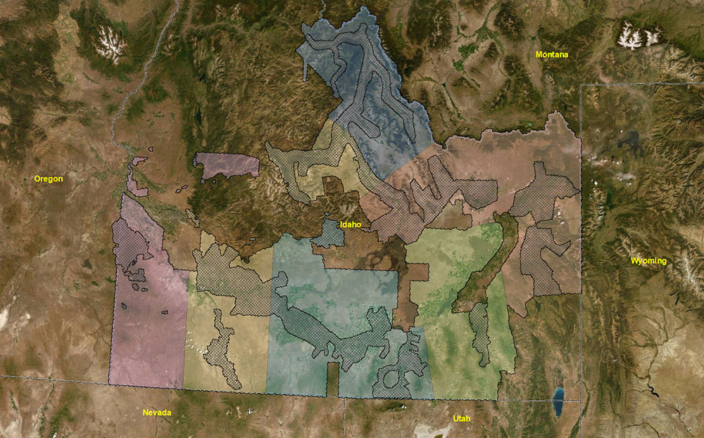 Six lidar acquisition providers assigned by Dewberry for QL1 (hashed areas) and QL2 data collection will use ultra-high performance lidar sensors.