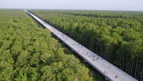 The new parkway extends from the North-Central Osceola County transportation system to Polk County. Photo courtesy of Kissimmee/Osceola County Chamber of Commerce. Chris Lee, Greenlando Consulting, photographer.