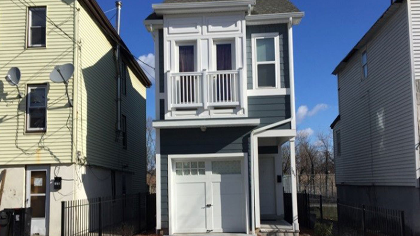 This was one of our first NEPA projects in which we converted vacant lots to single-family rentals.