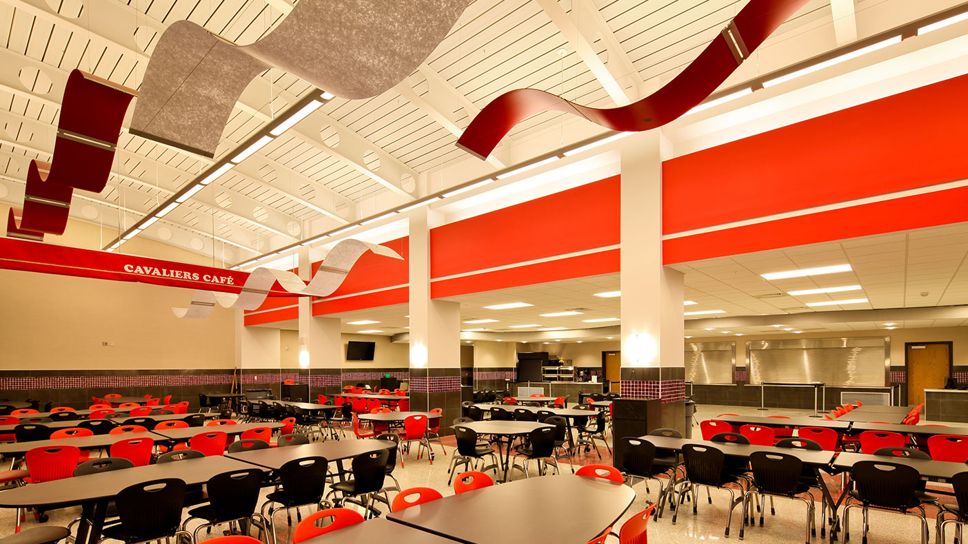 The upgrades included cafeteria additions and renovations to kitchen areas. 