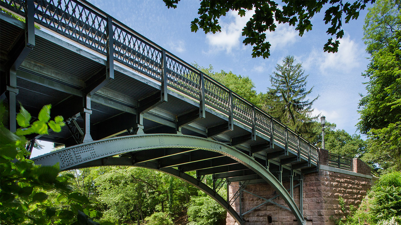 The bridge’s 112-year-old arches were originally constructed around 1900 and the bridge holds significant historic importance to the community.