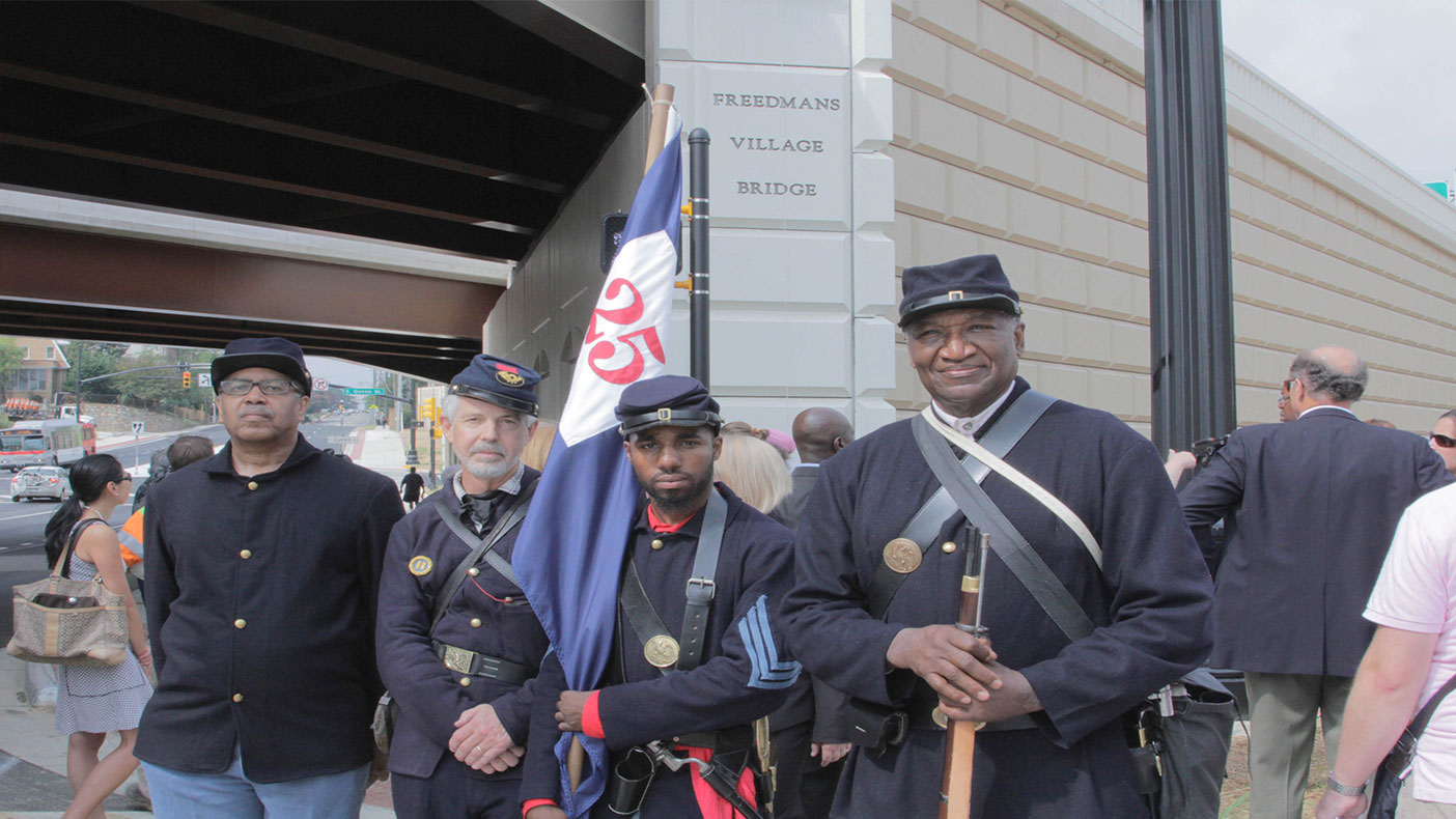 Dedication of the Freedmans Village Bridge on September 10, 2015.