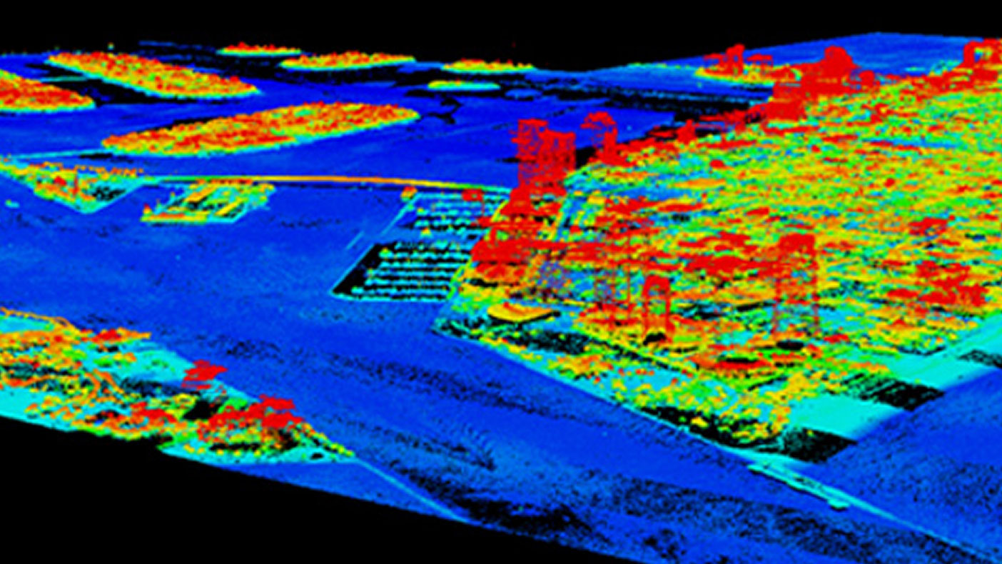 High-resolution, full cloud LiDAR data at the Port of Miami and South Beach is used as the basis for the SLOSH model elevations.