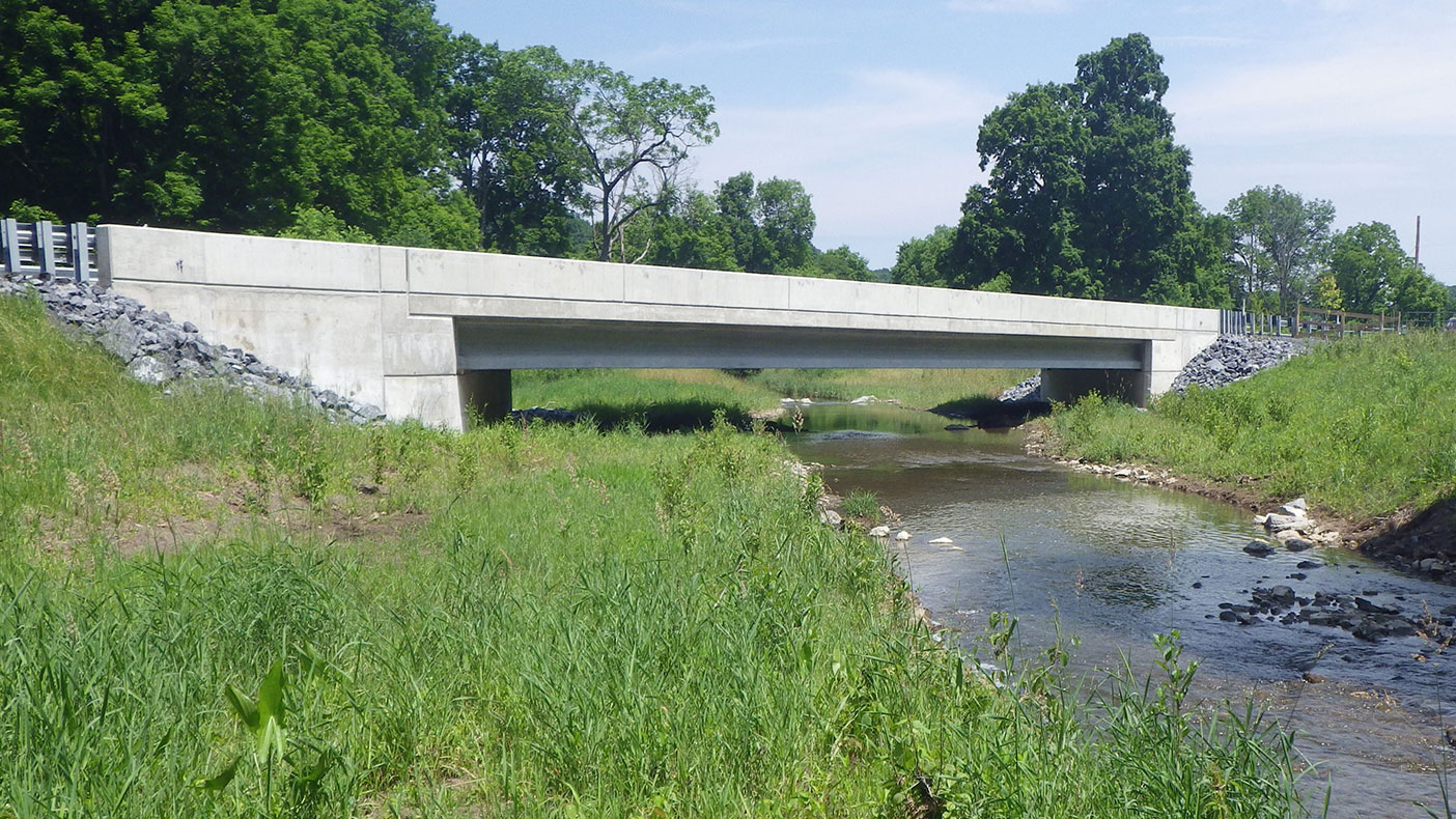 We provided the preliminary and final design, environmental engineering, and construction support services for the replacement of the 92-foot-long, two-span bridge carrying SR 0096 over Buffalo Run.