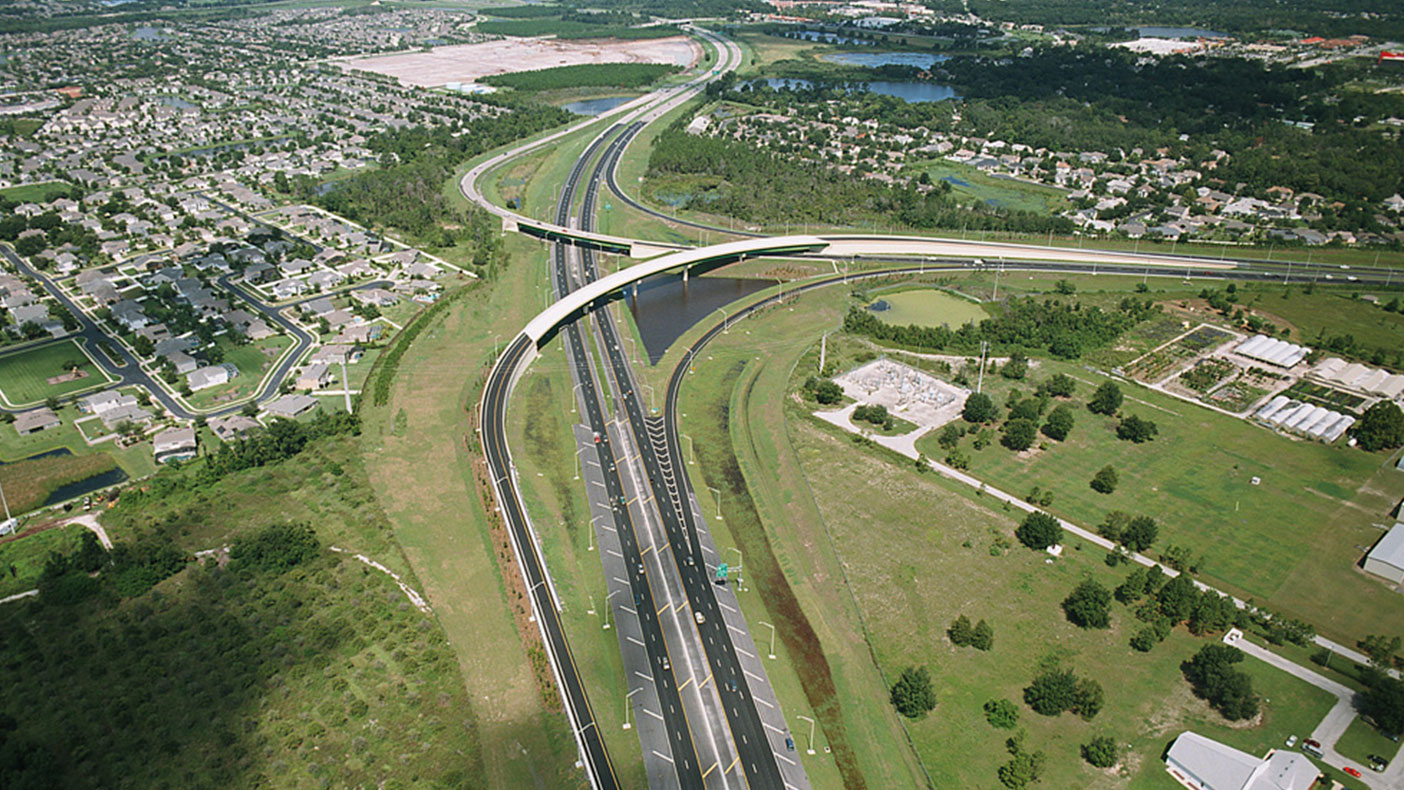 20 years after the extended plans were put on hold, an entire housing development had been built extremely close to where the project was to be completed.