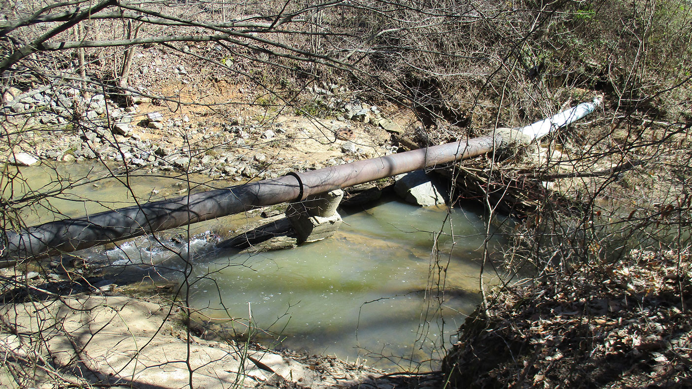 The existing Sutphin Road interceptor (pictured above) is undersized and will be upgraded to handle additional flows and accommodate for future growth.