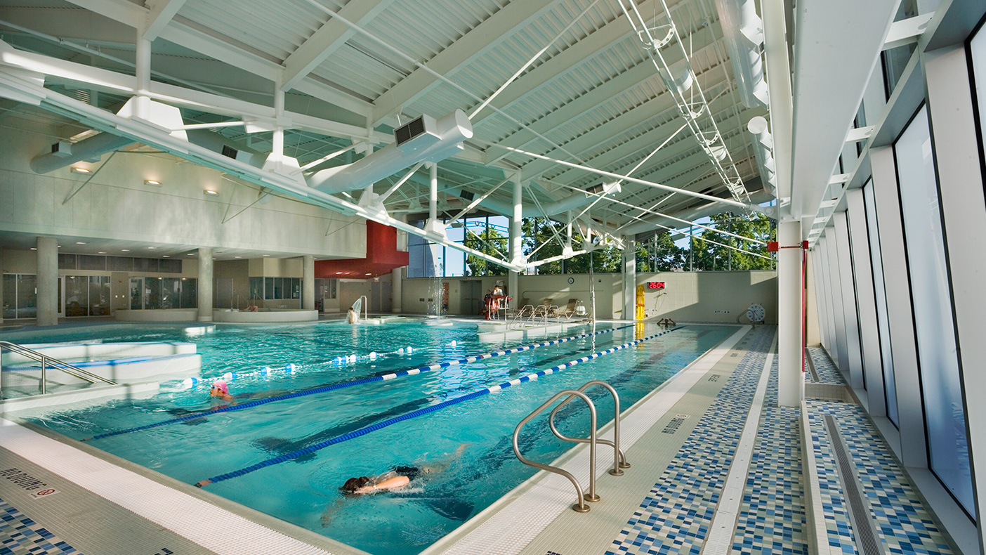 Student input led to the inclusion of the leisure recreation pool with three lap lanes.