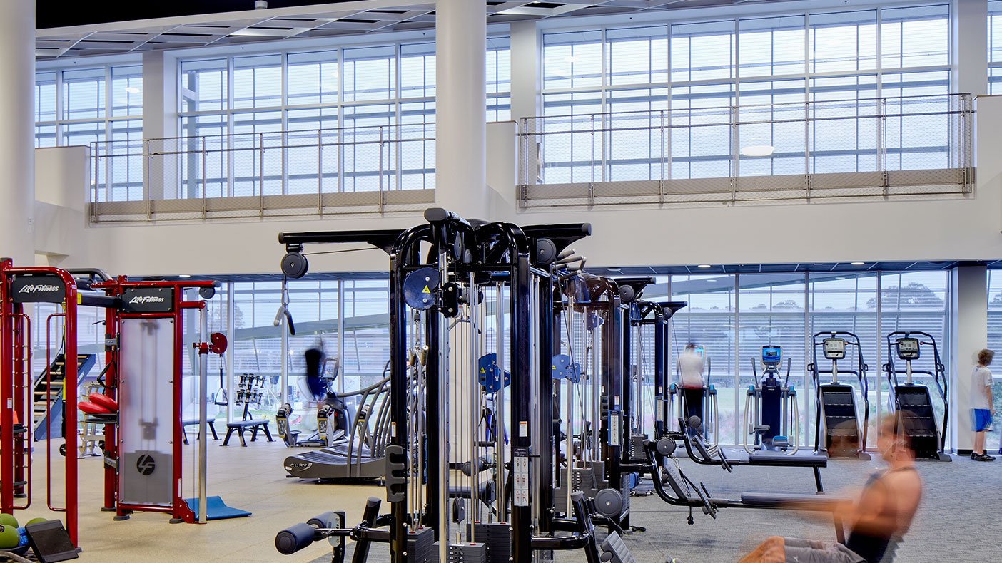 Expansive open-areas contain a variety of exercise equipment, from state-of-the-art cardio and weight machines to functional training equipment.