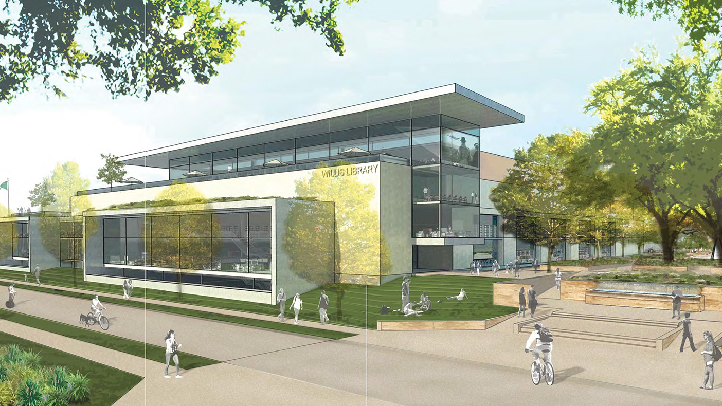 At the start of the study, we defined a vision and set a path for the development of the newly expanded Willis Library at UNT’s Denton campus.