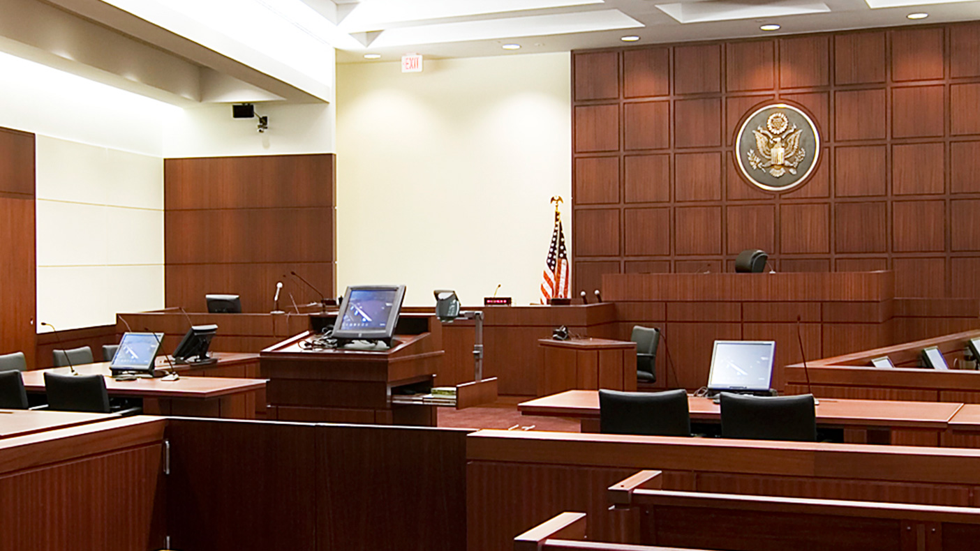 Two pie-shaped courtrooms for the U.S. District Court are among the projects completed, including the courtroom for the current Chief District Judge.