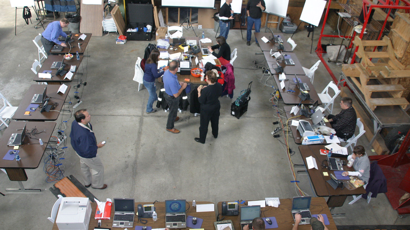 This exercise provided EOC players the opportunity to work together in a no-fault learning environment.