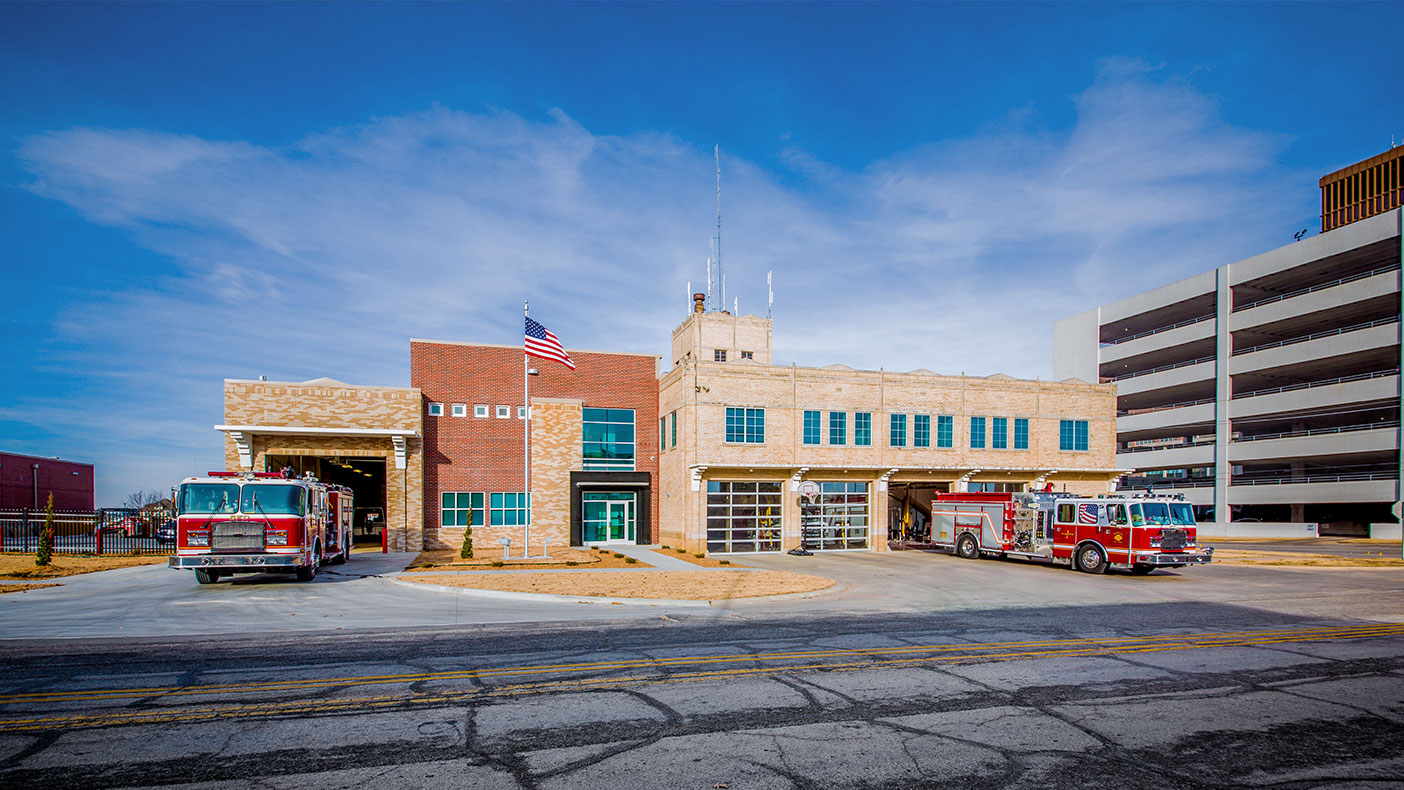 The new facility gives greater visibility to the major public safety services provided in the downtown area.