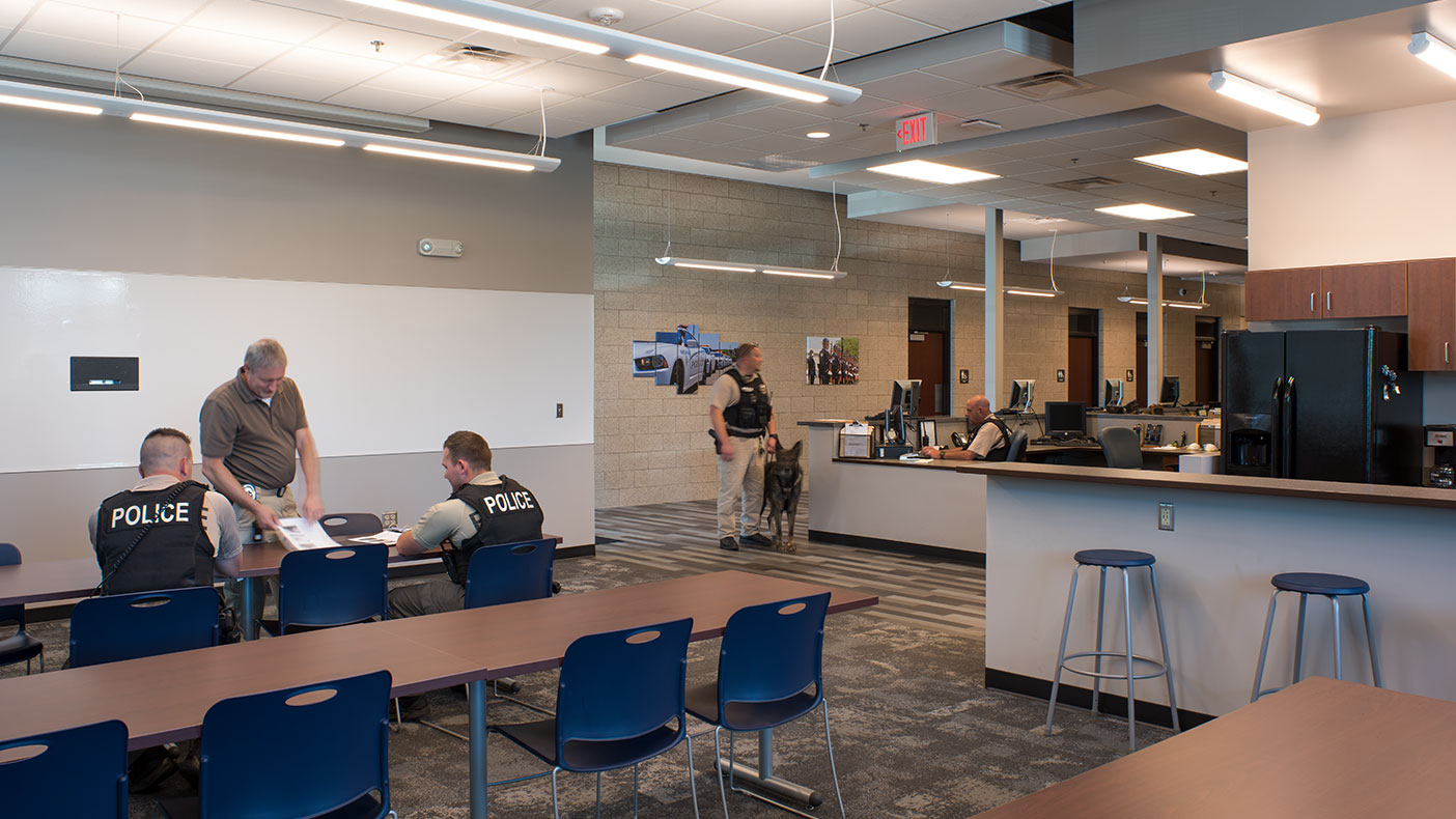 By completing the construction in phases, the fire station was able to remain operational.