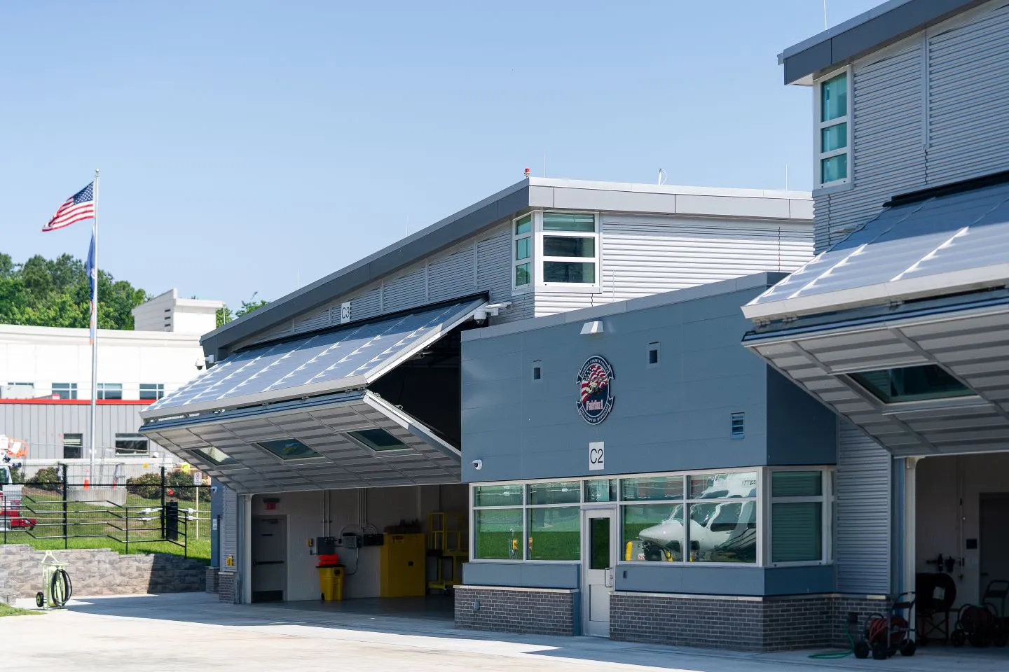 The building itself spans 16,000 square feet of property.