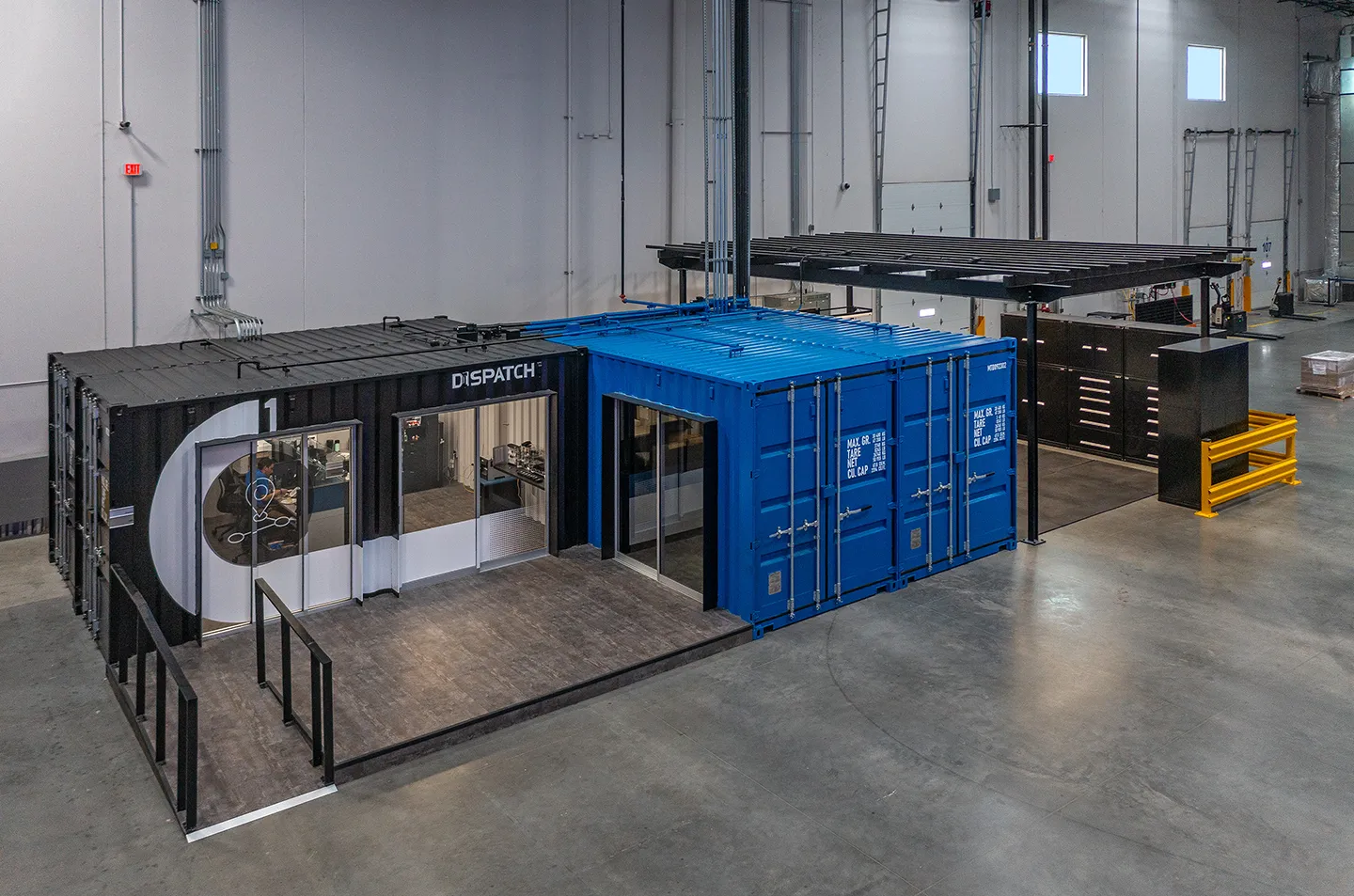 The new Houston Methodist lease space includes high-piled storage, secured IT storage, a biomedical department repair shop, a truck fleet shop, an employee fitness center, off-site training rooms, and office space.