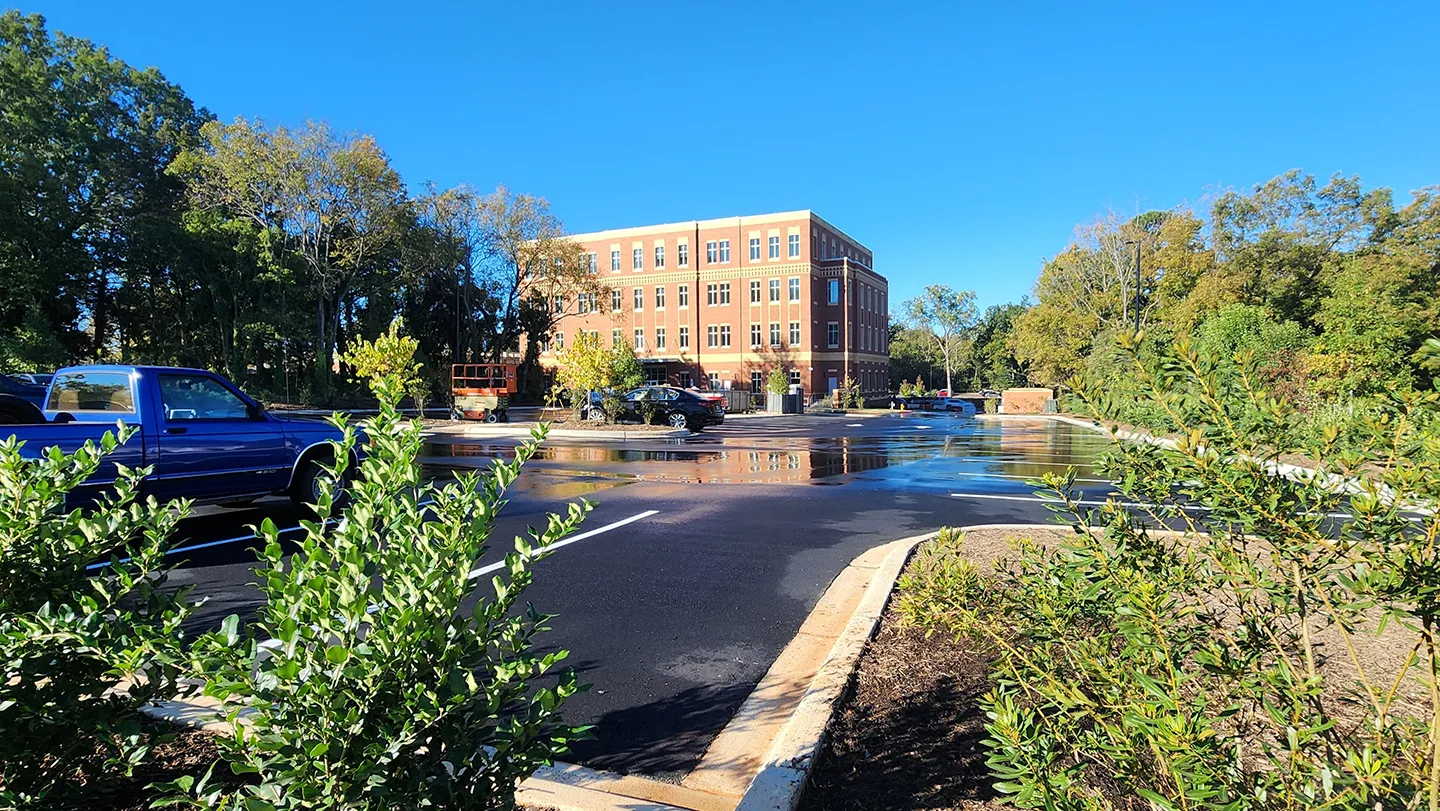 The 50,000-square-foot building consolidates the town’s government employees, streamlining communication and providing convenience for residents.
