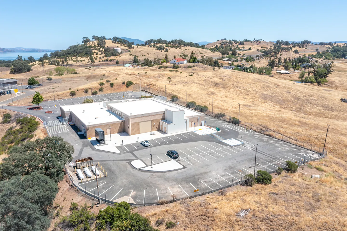 The new Lake County Sheriff’s Office houses both patrol and administrative staff in one consolidated location.