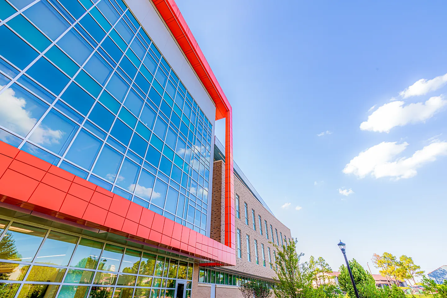 The North Hall Academic Building represents a collaboration between the Office of the Chief Medical Examiner and Oklahoma State University, housing supporting programs on the Health Sciences Center campus.