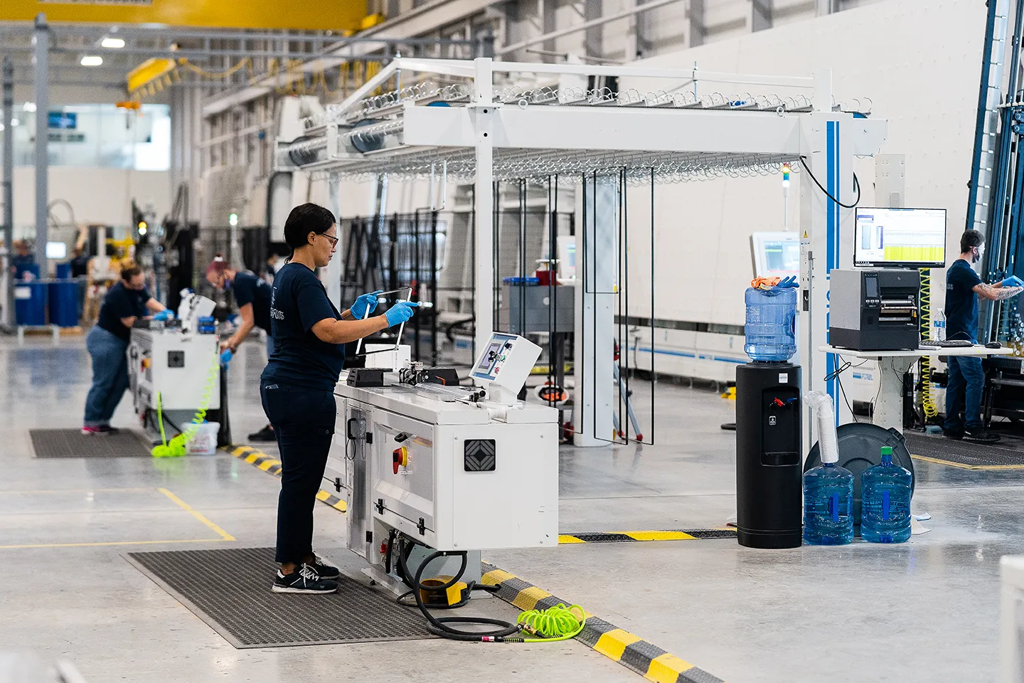 Press Glass processes glass for fabricators of windows and doors, facades, solar and photovoltaic panels, and more.