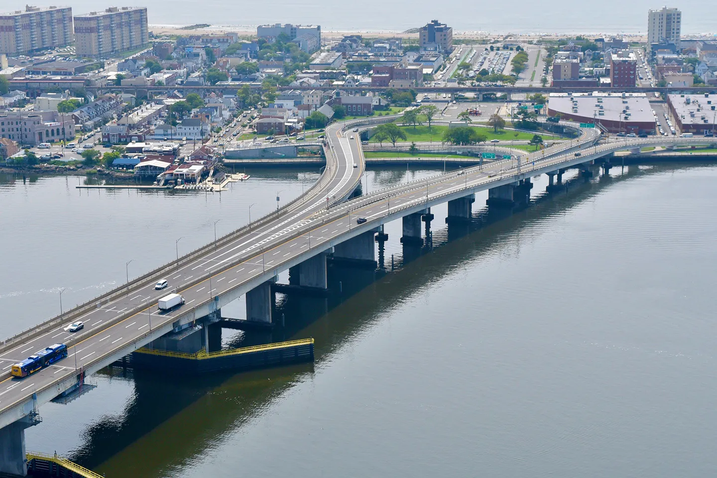 The Cross Bay Veterans Memorial Bridge.