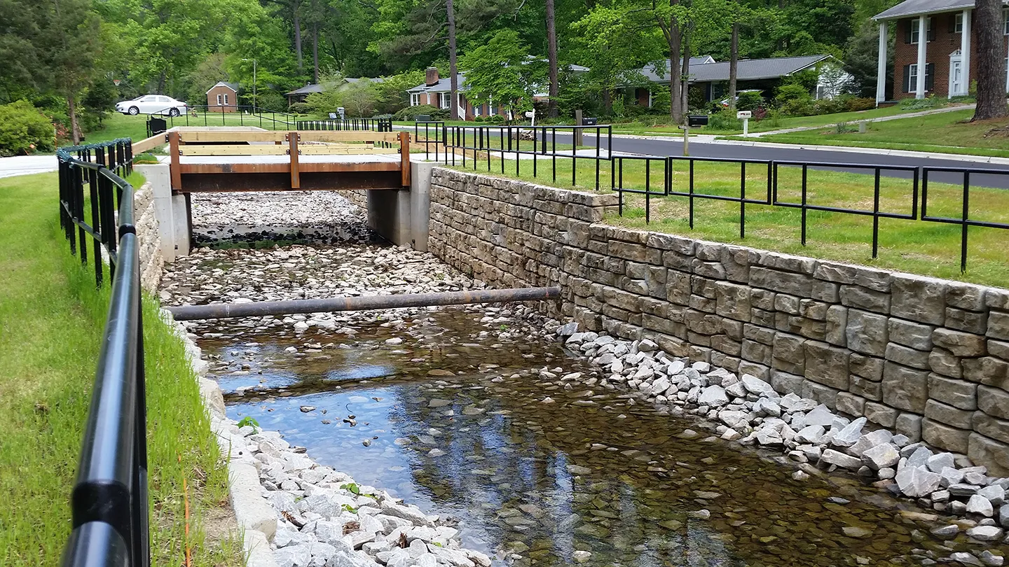 New bridges and protective railways provide safe access to pedestrians.