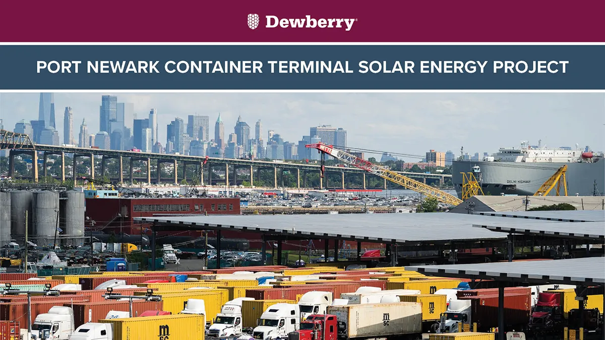 Port Newark Container Terminal Solar Energy Project